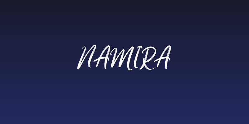 Namira Social Header