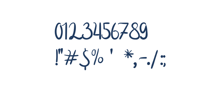 Nammira Regular Other Characters