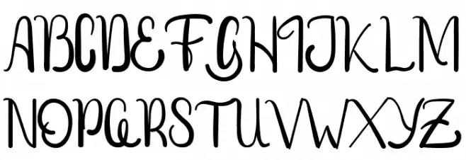 Nammira Regular Font Litere mari