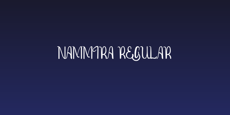 Nammira Regular Social Header