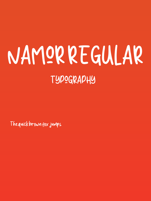 Namor Regular Poster