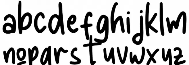 Namor Regular Font Litere mici