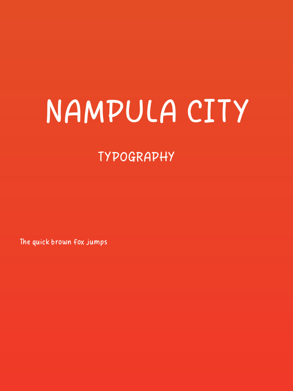 Nampula City Poster