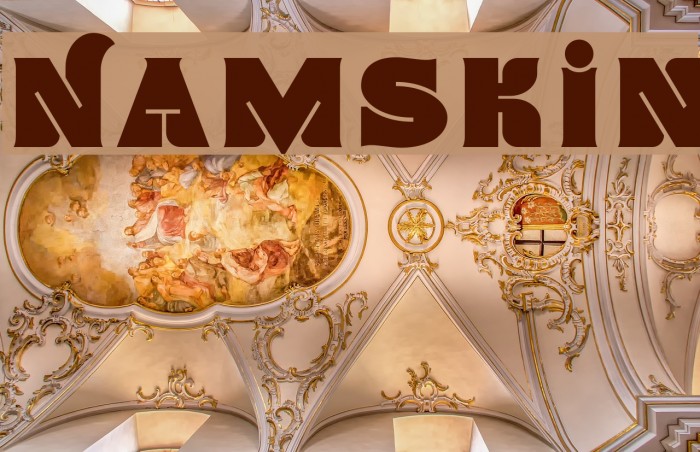Namskin Font examples