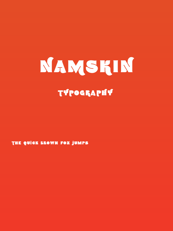 Namskin Poster