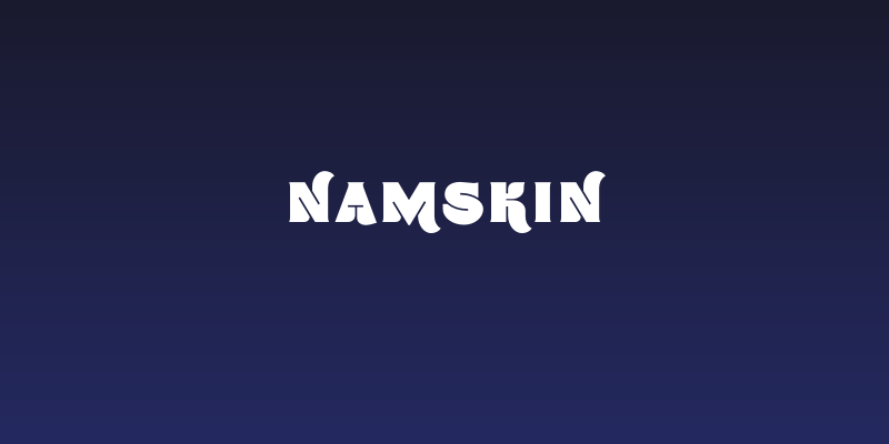Namskin Social Header