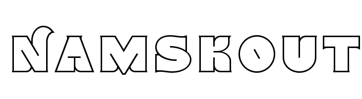 Namskout  Frei Schriftart Herunterladen