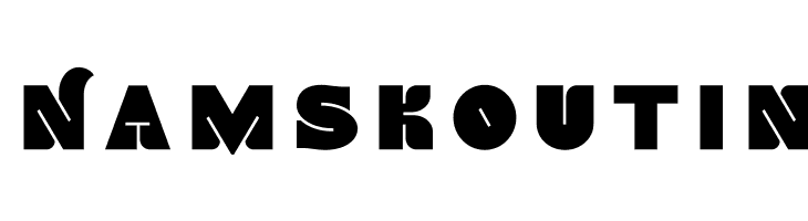 NamskoutIn  免费字体下载