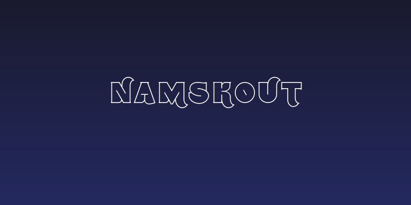 Namskout Social Header