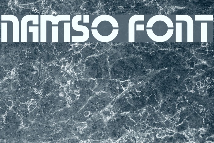 Namso Font examples