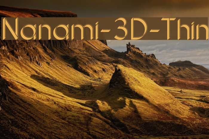 Nanami-3D-Thin Example 1