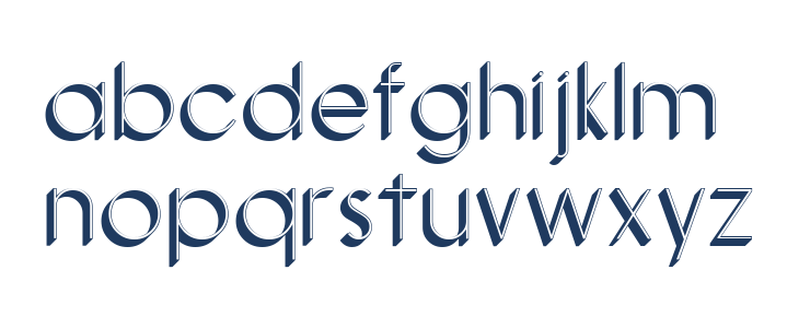 Nanami-3D-Thin Lowercase