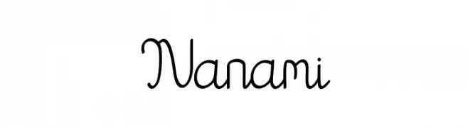 Nanami  Frei Schriftart Herunterladen