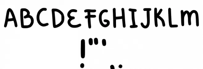 Nanas Handwritting Regular Font OTHER CHARS