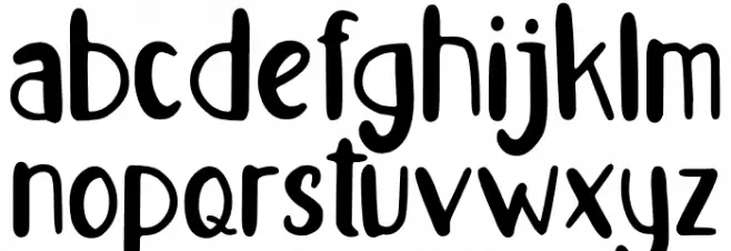 Nanci Pinio خط أحرف صغيرة