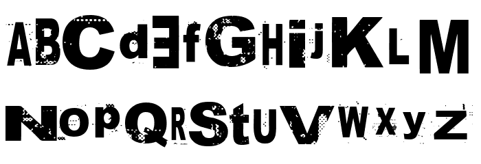 Nancy Spungen Basic Font UPPERCASE