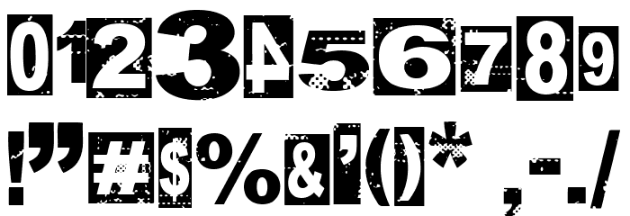 Nancy Spungen Font OTHER CHARS