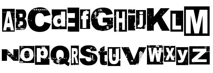 Nancy Spungen Font LOWERCASE