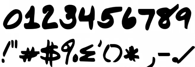 NancyYOFF Font OTHER CHARS