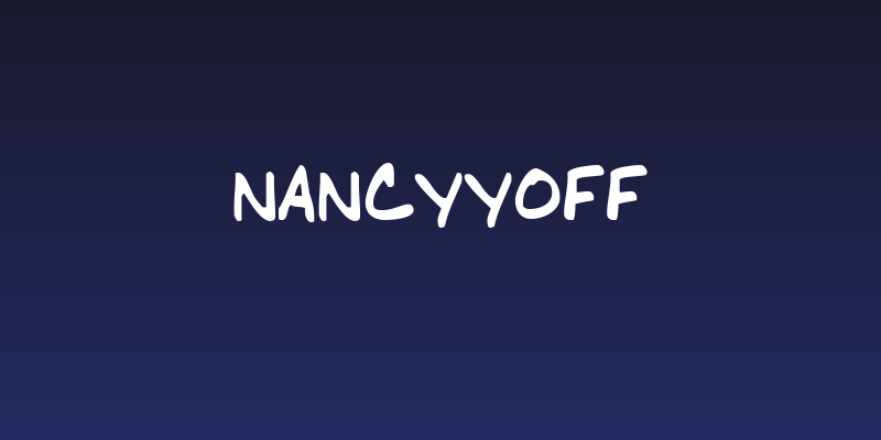 NancyYOFF Social Header