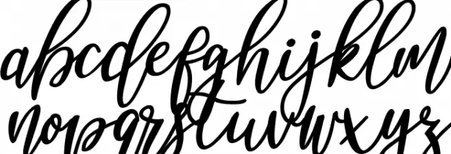 Nanda Lovely Bold Italic Schriftart Kleinbuchstaben
