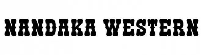 Nandaka Western  Frei Schriftart Herunterladen
