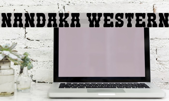 Nandaka Western फ़ॉन्ट examples