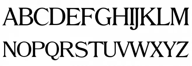 Nandia Font Litere mari