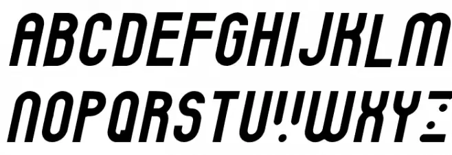 Nando Italic Fonte MAIÚSCULAS