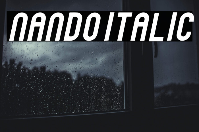 Nando Italic Example 3