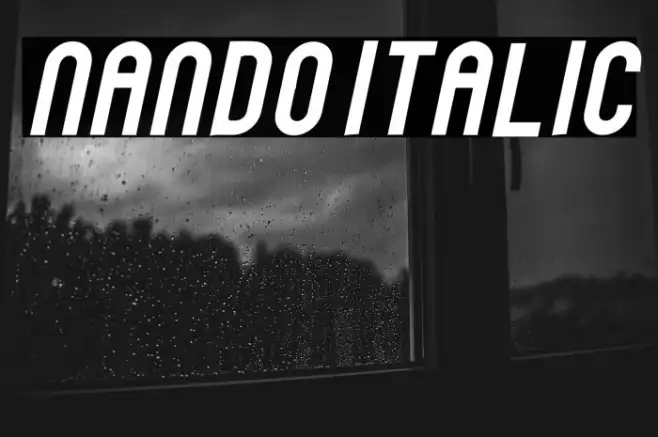 Nando Italic Example 3
