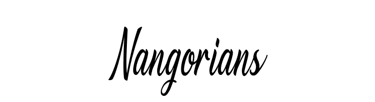 Nangorians  Descarca Fonturi Gratis