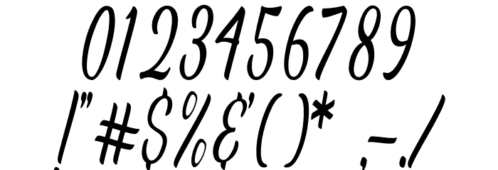 Nangorians Font OTHER CHARS