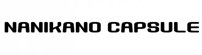 Nanikano Capsule  Fuentes Gratis Descargar