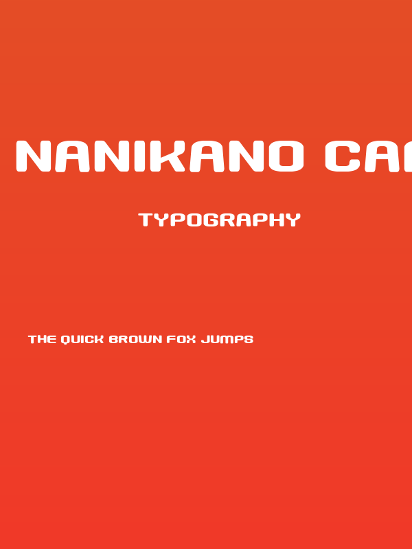 Nanikano Capsule Poster