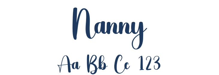 Nanny Font Preview