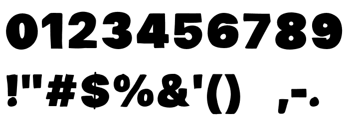 Nano Game Font OTHER CHARS
