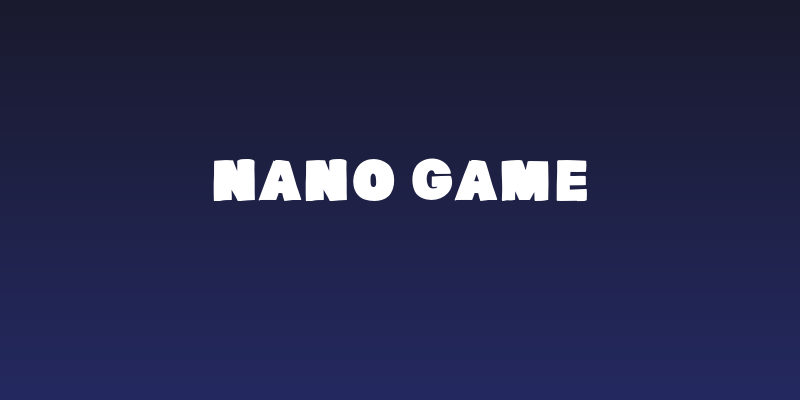 Nano Game Social Header