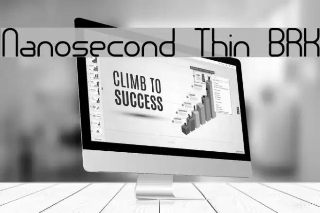 Nanosecond Thin BRK Fonte examples