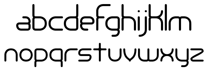 Nanosecond Thin BRK Font Litere mici