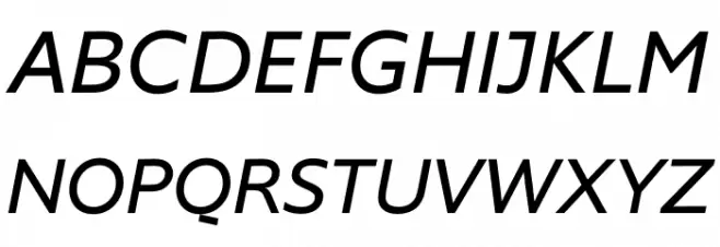 Nanotech LLC Regular Italic Fonte MAIÚSCULAS
