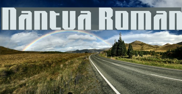 Nantua Roman Font examples