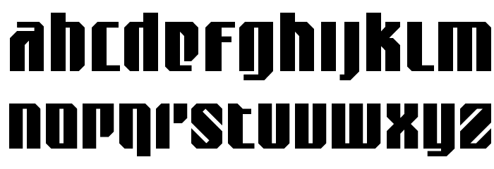 Nantua Roman Font LOWERCASE