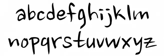 Nanum Brush Script OTF 字体 小写