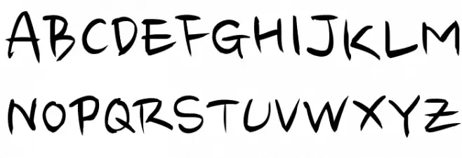 Nanum Brush Script خط أحرف كبيرة