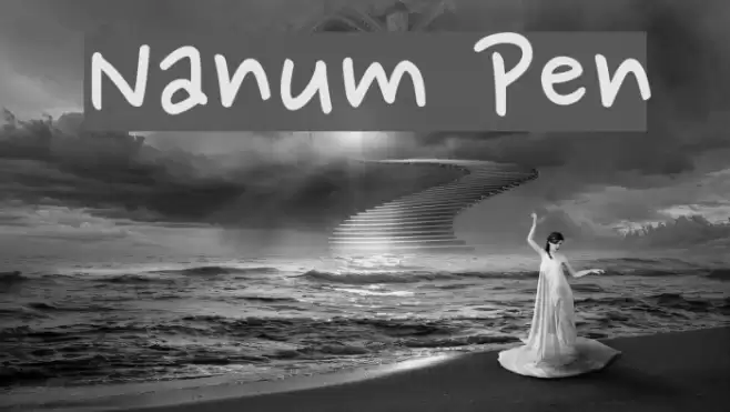 Nanum Pen Font examples
