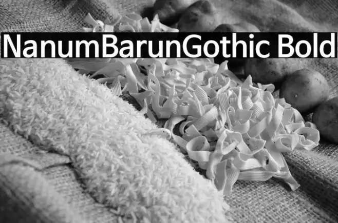 NanumBarunGothic Bold Example 3