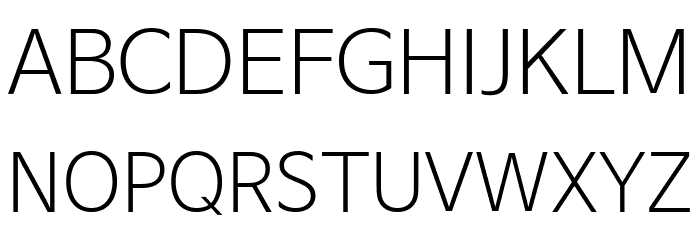 NanumBarunGothic Light Font Litere mari