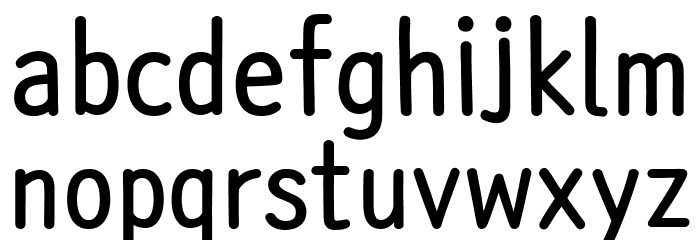 NanumBarunpen Bold Font LOWERCASE