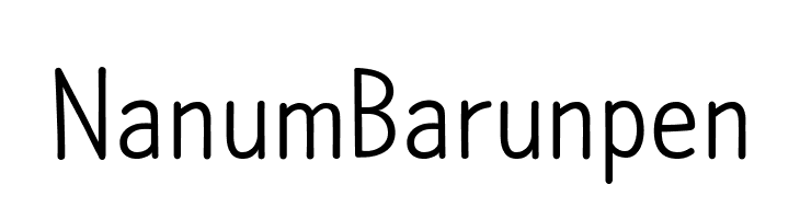 NanumBarunpen Font
